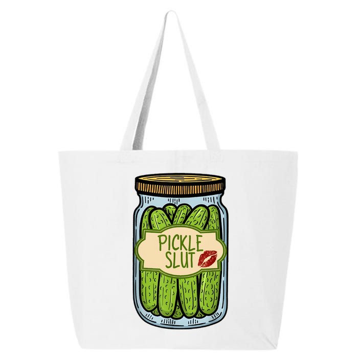 Pickle Slut Funny Pickle Slut Who Loves Pickles Apaprel 25L Jumbo Tote