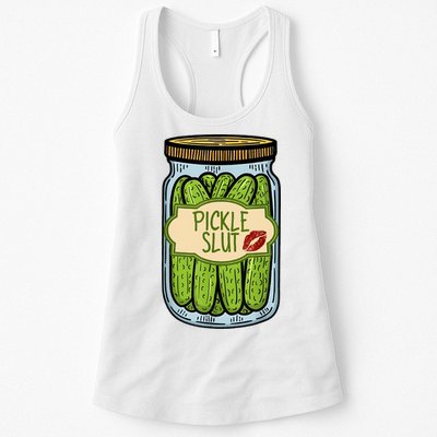 Pickle Slut Funny Pickle Slut Who Loves Pickles Apaprel Womens Tank Top