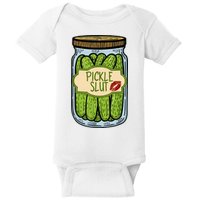 Pickle Slut Funny Pickle Slut Who Loves Pickles Apaprel Baby Bodysuit