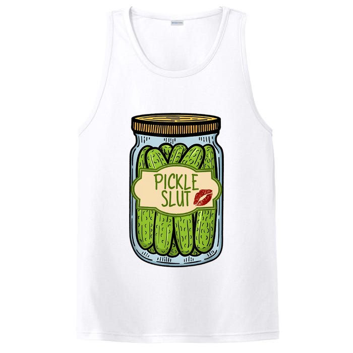 Pickle Slut Funny Pickle Slut Who Loves Pickles Apaprel PosiCharge Competitor Tank