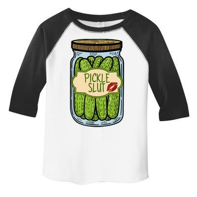 Pickle Slut Funny Pickle Slut Who Loves Pickles Apaprel Toddler Fine Jersey T-Shirt