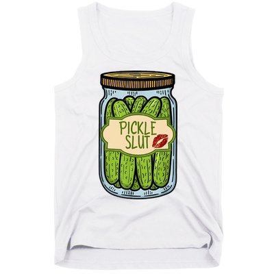 Pickle Slut Funny Pickle Slut Who Loves Pickles Apaprel Tank Top