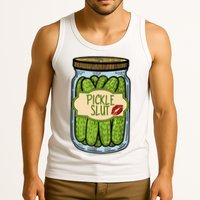Pickle Slut Funny Pickle Slut Who Loves Pickles Apaprel Tank Top