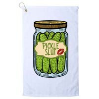 Pickle Slut Funny Pickle Slut Who Loves Pickles Apaprel Golf Towel