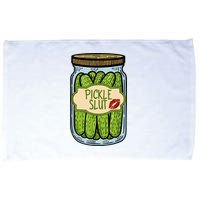 Pickle Slut Funny Pickle Slut Who Loves Pickles Apaprel Microfiber Hand Towel