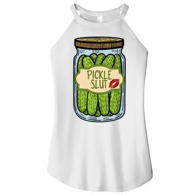Pickle Slut Funny Pickle Slut Who Loves Pickles Apaprel Women's Perfect Tri Rocker Tank