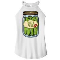 Pickle Slut Funny Pickle Slut Who Loves Pickles Apaprel Women's Perfect Tri Rocker Tank