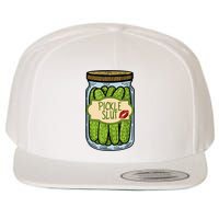 Pickle Slut Funny Pickle Slut Who Loves Pickles Apaprel Wool Snapback Cap