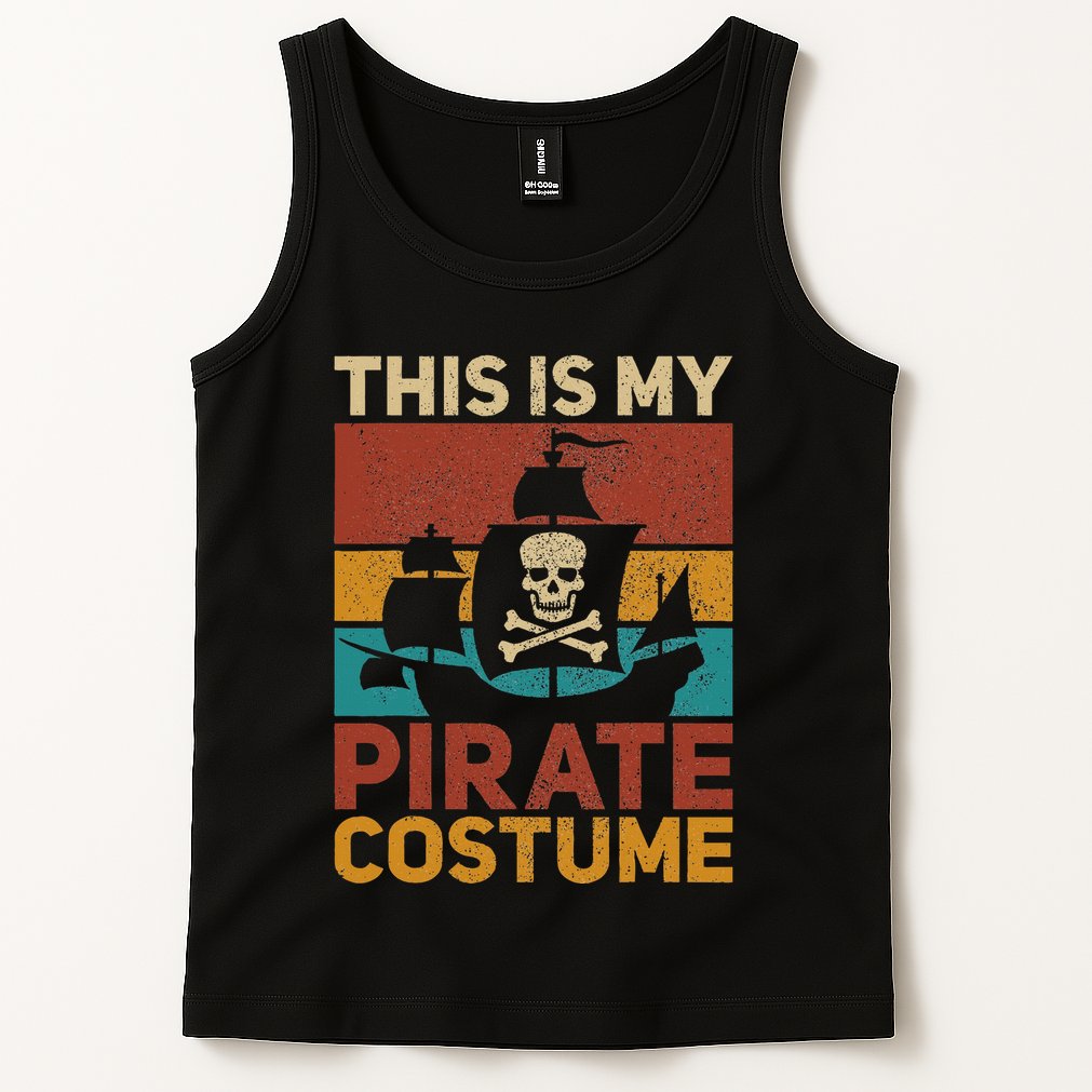 Pirate Ship Funny Pirate Outfit Pirate Costume Retro Pirate Tank Top