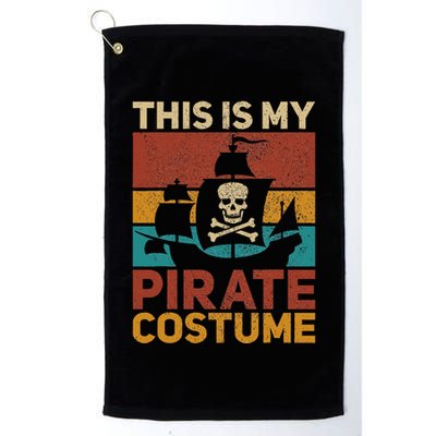Pirate Ship Funny Pirate Outfit Pirate Costume Retro Pirate Golf Towel