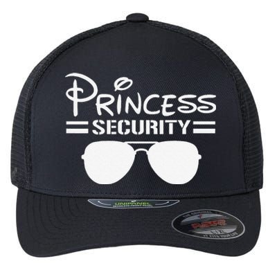 Princess Security Funny Birthday Halloween Party Design Flexfit Unipanel Trucker Cap