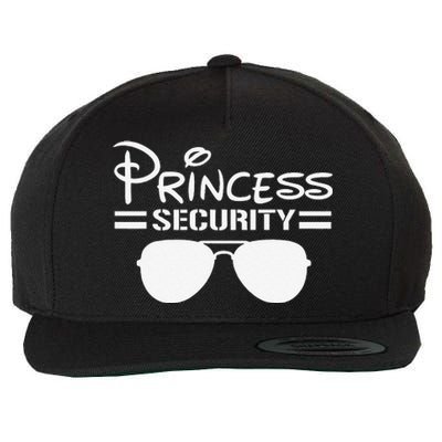 Princess Security Funny Birthday Halloween Party Design Wool Snapback Cap