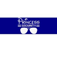 Princess Security Funny Birthday Halloween Party Design Bumper Sticker