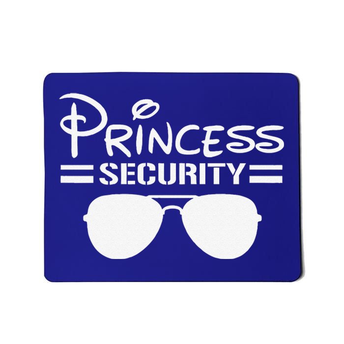 Princess Security Funny Birthday Halloween Party Design Mousepad