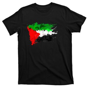 Palestine Splash Flag Tourist T-Shirt