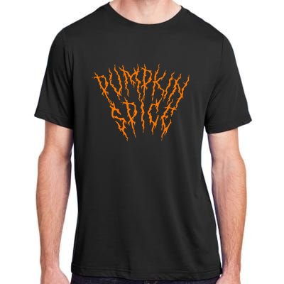 Pumpkin Spice Funny Heavy Doom Black Metal Music Halloween Adult ChromaSoft Performance T-Shirt