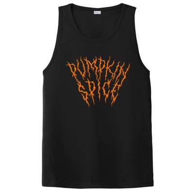 Pumpkin Spice Funny Heavy Doom Black Metal Music Halloween PosiCharge Competitor Tank