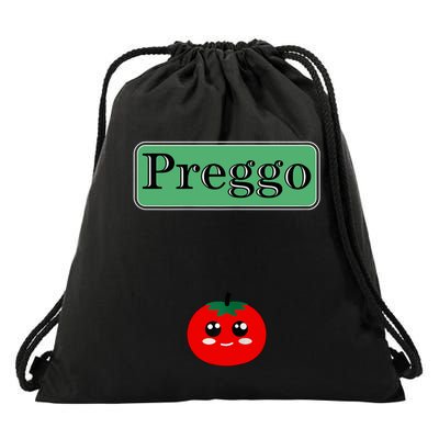 Preggo Sauce Funny Maternity Halloween Costume Tomato Sauce Drawstring Bag
