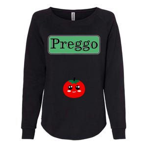 Preggo Sauce Funny Maternity Halloween Costume Tomato Sauce Womens California Wash Sweatshirt