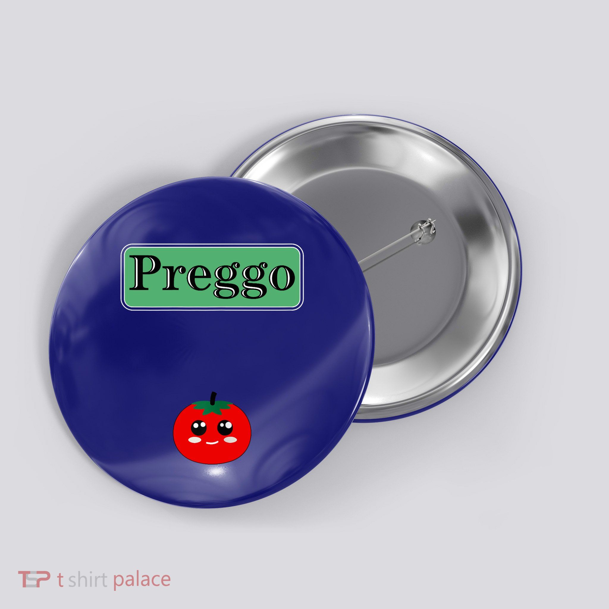 Preggo Sauce Funny Maternity Halloween Costume Tomato Sauce Button