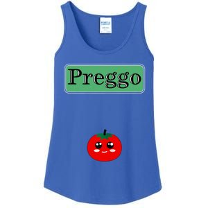 Preggo Sauce Funny Maternity Halloween Costume Tomato Sauce Ladies Essential Tank