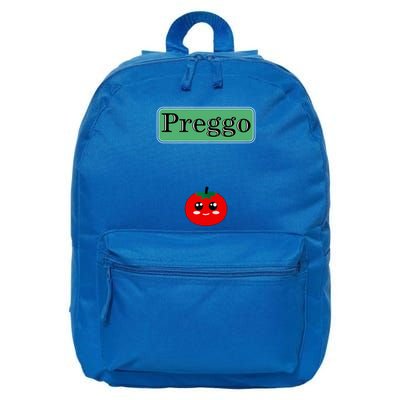 Preggo Sauce Funny Maternity Halloween Costume Tomato Sauce 16 in Basic Backpack