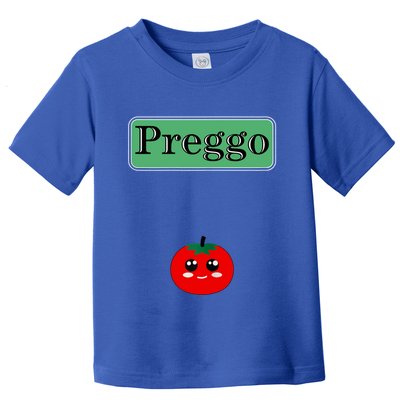 Preggo Sauce Funny Maternity Halloween Costume Tomato Sauce Toddler T-Shirt