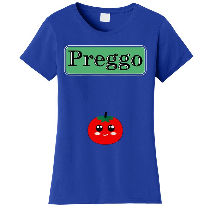 Preggo Sauce Funny Maternity Halloween Costume Tomato Sauce Women's T-Shirt