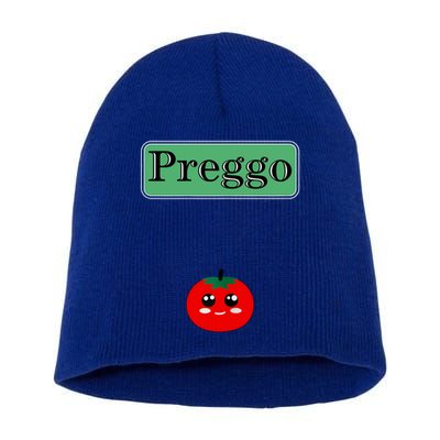 Preggo Sauce Funny Maternity Halloween Costume Tomato Sauce Short Acrylic Beanie