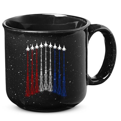 Patriotic Shirts For Men 4th Of July Shirts For Men USA 15oz Campfire Ceramic Mug