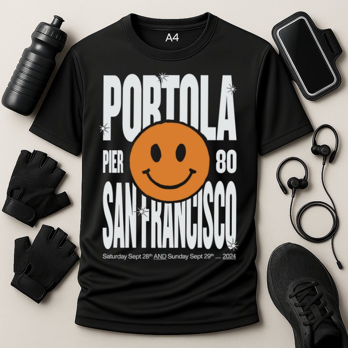 Portola San Francisco Pier 80 Lineup 2024 Cooling Performance Crew T-Shirt