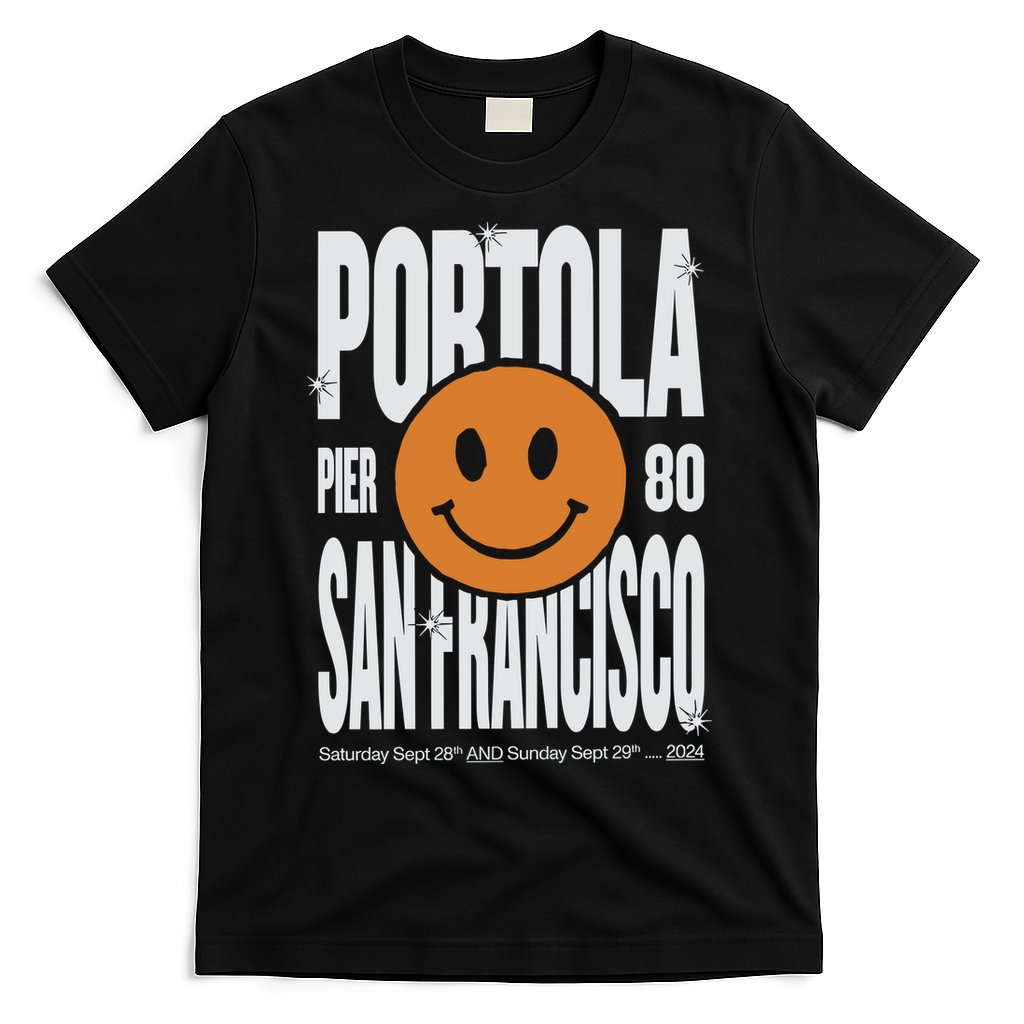 Portola San Francisco Pier 80 Lineup 2024 T-Shirt