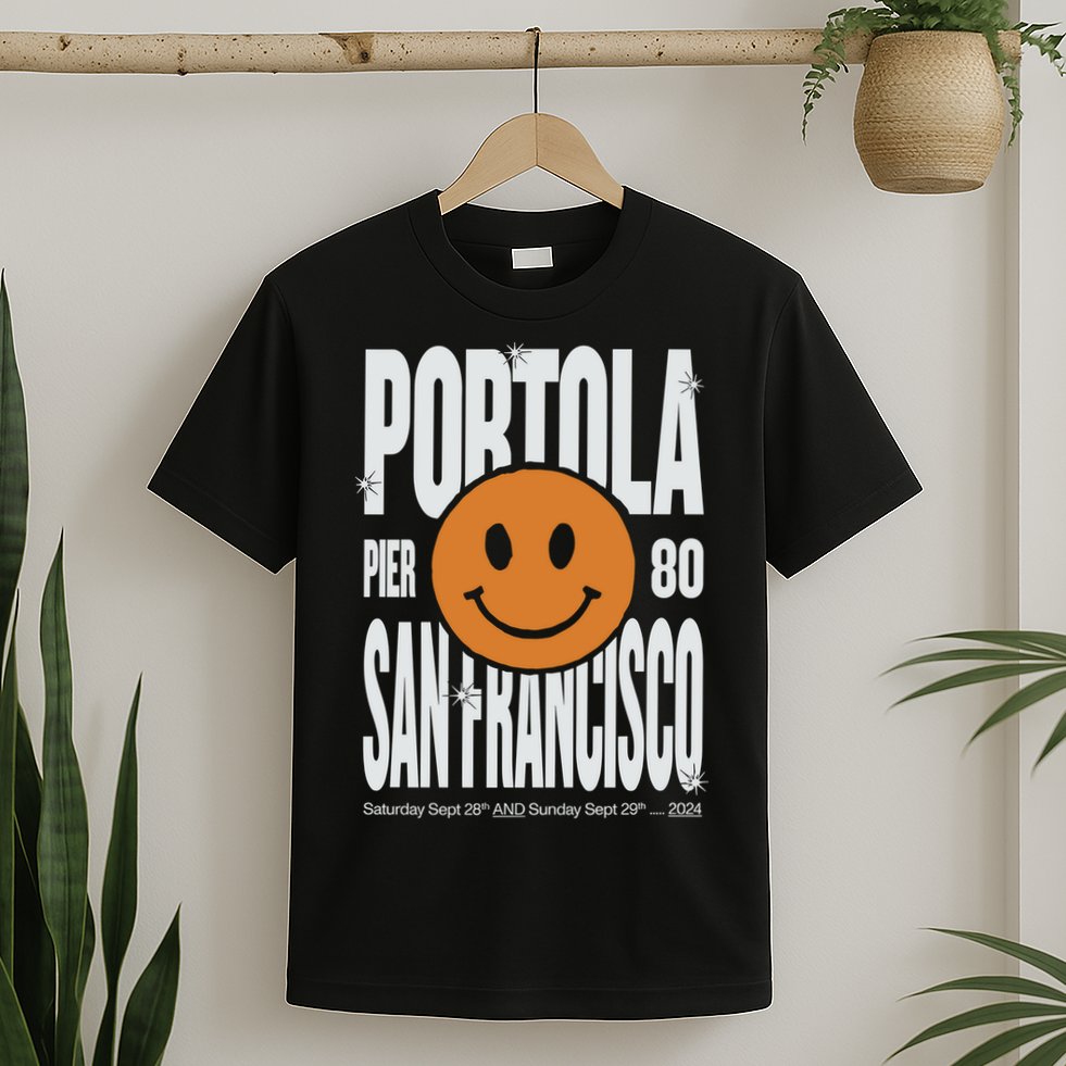 Portola San Francisco Pier 80 Lineup 2024 T-Shirt