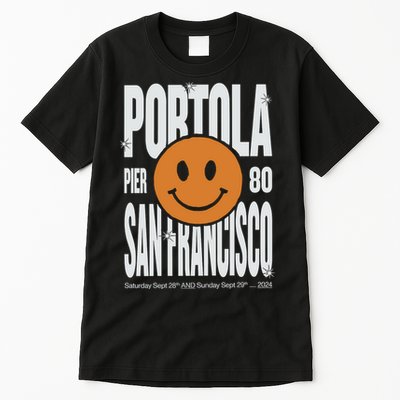Portola San Francisco Pier 80 Lineup 2024 Tall T-Shirt