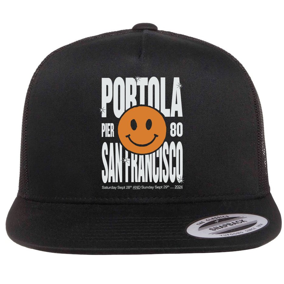 Portola San Francisco Pier 80 Lineup 2024 Flat Bill Trucker Hat