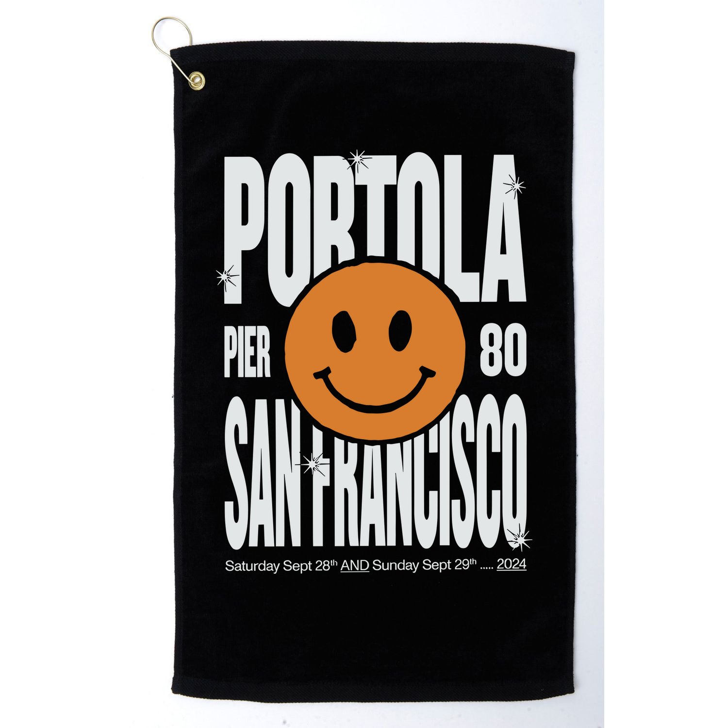 Portola San Francisco Pier 80 Lineup 2024 Golf Towel