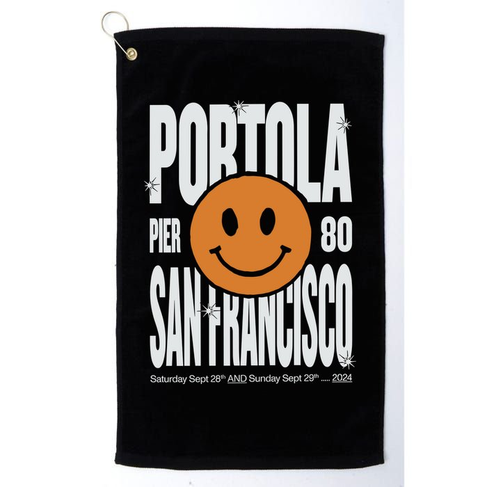 Portola San Francisco Pier 80 Lineup 2024 Golf Towel