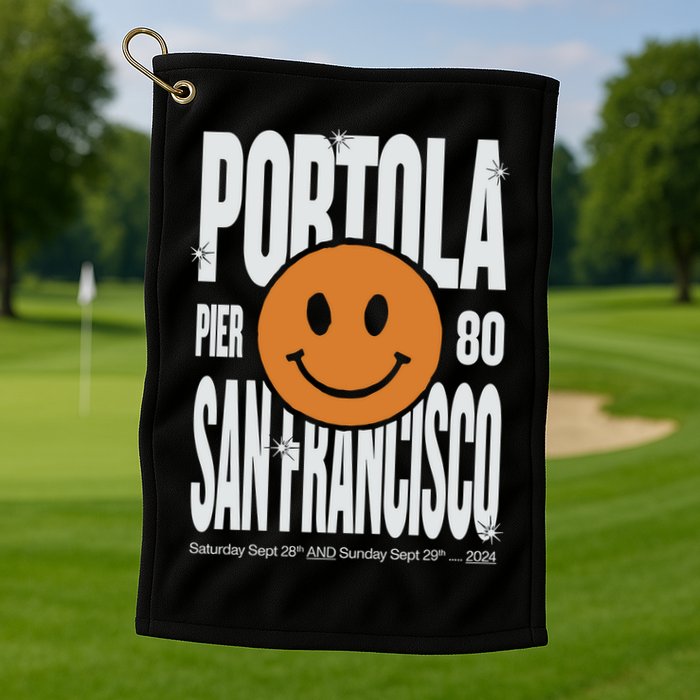 Portola San Francisco Pier 80 Lineup 2024 Golf Towel