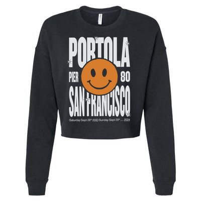 Portola San Francisco Pier 80 Lineup 2024 Cropped Pullover Crew