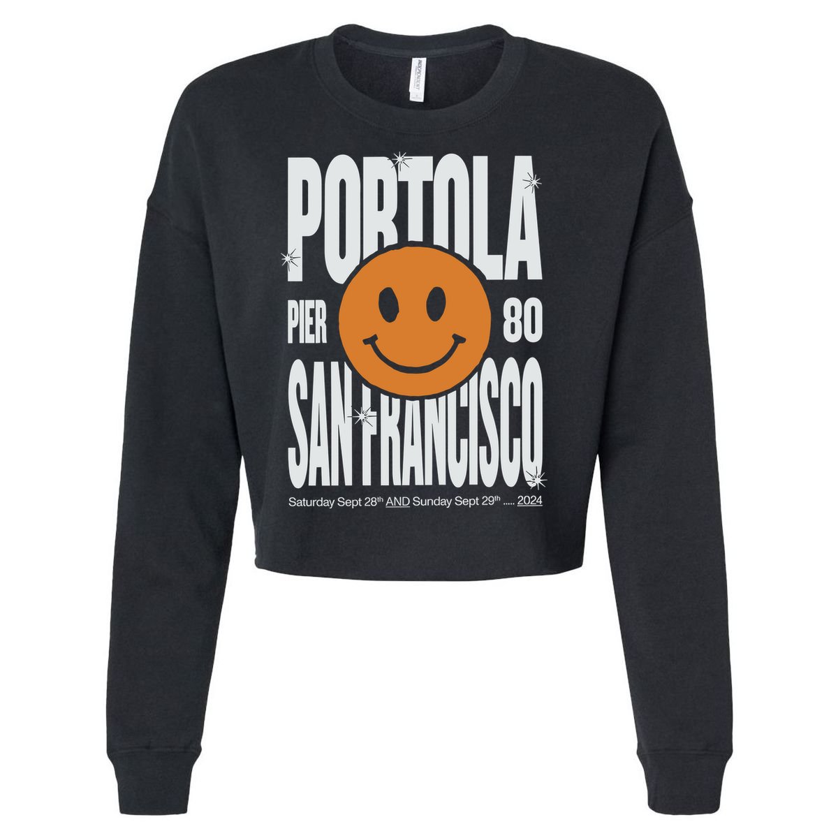 Portola San Francisco Pier 80 Lineup 2024 Cropped Pullover Crew