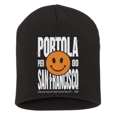 Portola San Francisco Pier 80 Lineup 2024 Short Acrylic Beanie