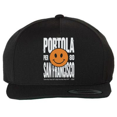 Portola San Francisco Pier 80 Lineup 2024 Wool Snapback Cap