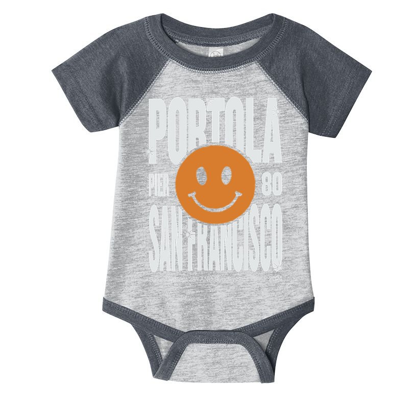 Portola San Francisco Pier 80 Lineup 2024 Infant Baby Jersey Bodysuit