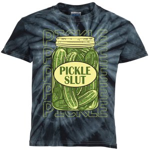 Pickle Slut Funny Pickle Slut Who Loves Pickles Apaprel Kids Tie-Dye T-Shirt