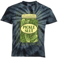 Pickle Slut Funny Pickle Slut Who Loves Pickles Apaprel Kids Tie-Dye T-Shirt