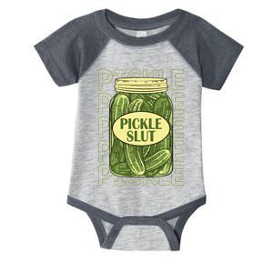 Pickle Slut Funny Pickle Slut Who Loves Pickles Apaprel Infant Baby Jersey Bodysuit