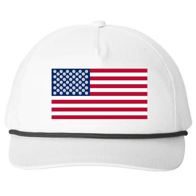 Pickleball Stars Flag Pickleball Flag Snapback Five-Panel Rope Hat