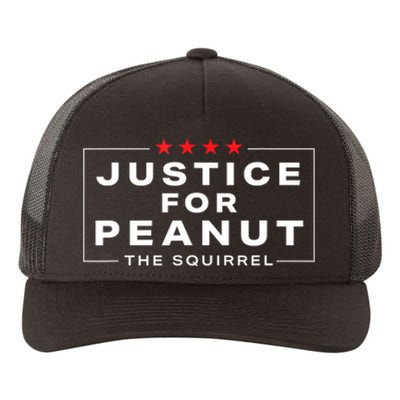 Peanut Squirrel Funny Justice For Peanut The Squirrel Gift Yupoong Adult 5-Panel Trucker Hat