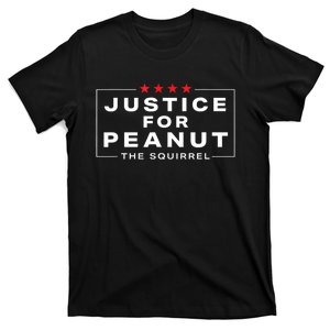 Peanut Squirrel Funny Justice For Peanut The Squirrel Gift T-Shirt