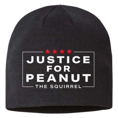 Peanut Squirrel Funny Justice For Peanut The Squirrel Gift Sustainable Beanie